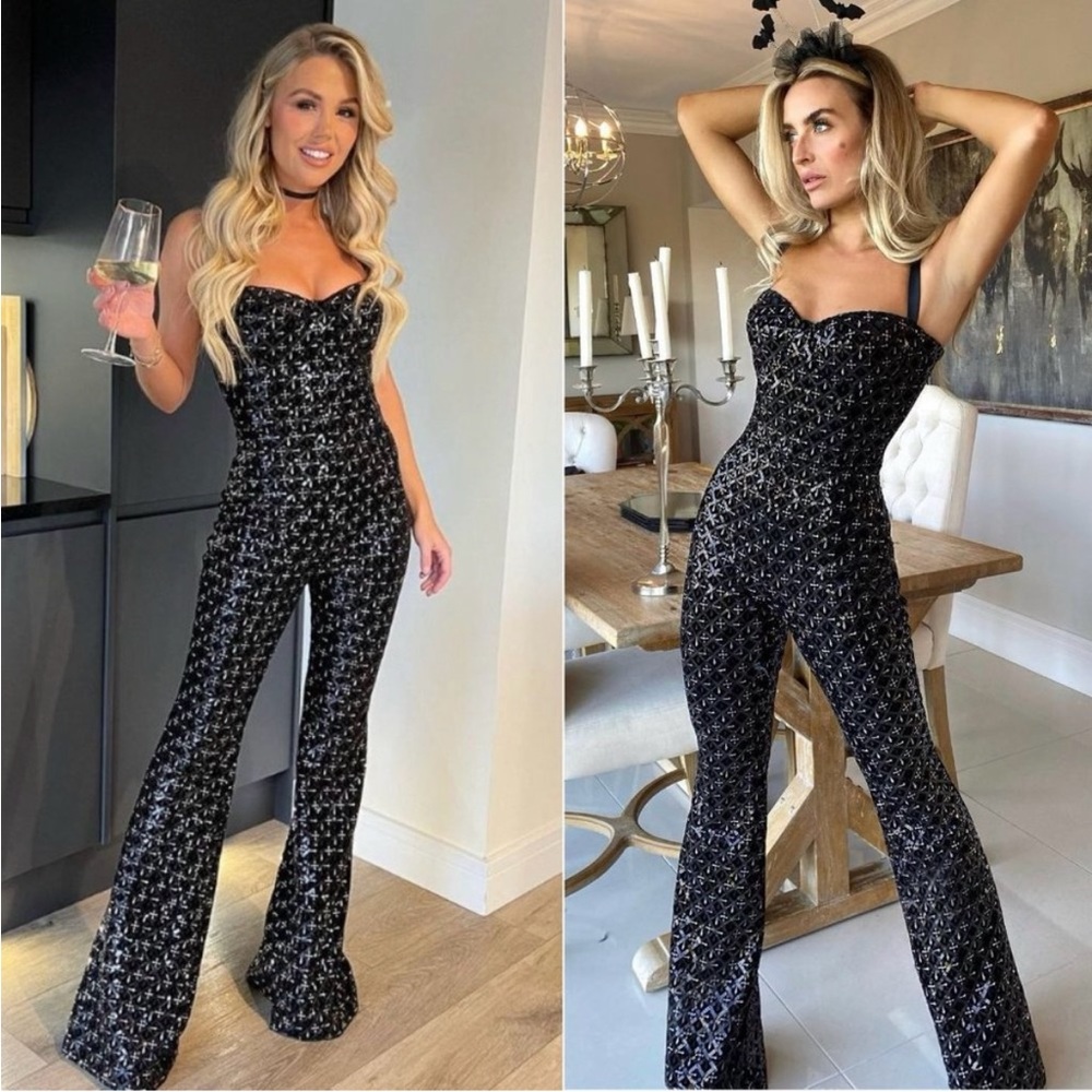 Nadine Merabi Hailey Black Jumpsuit